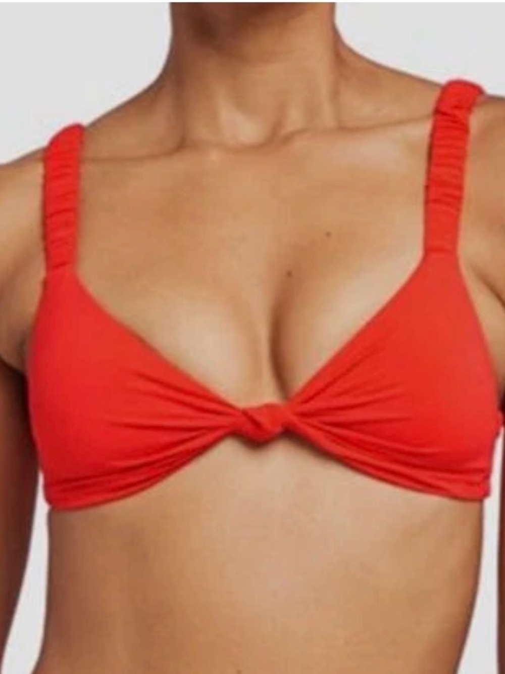 Vitamin A twist front tie back bikini top s